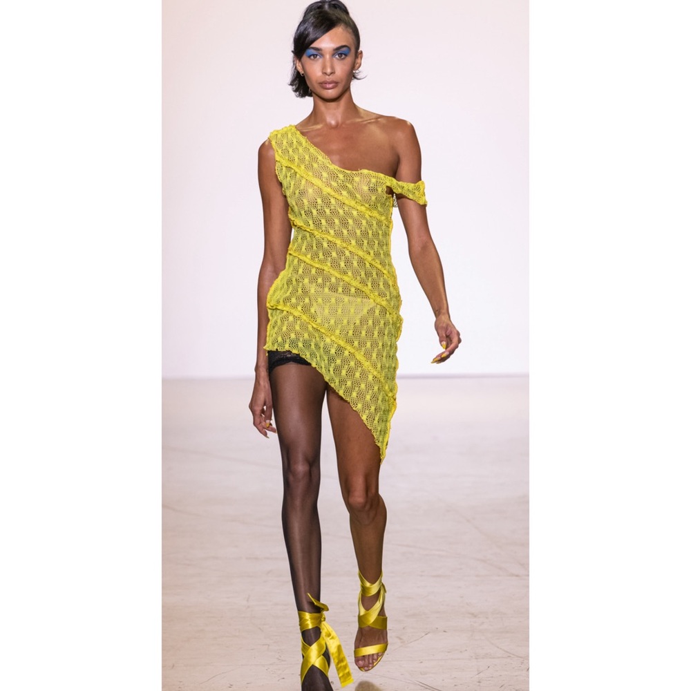 Kim Shui Crochet Mini Dress